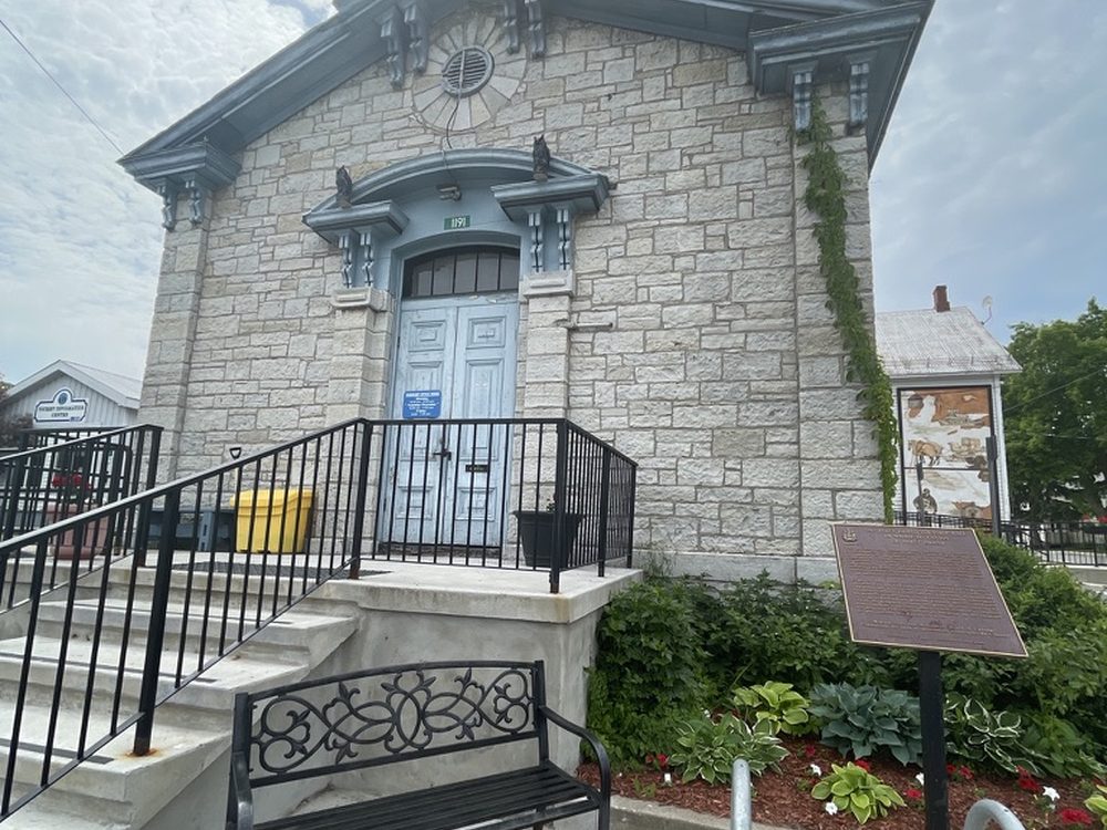 Historic stone building exterior